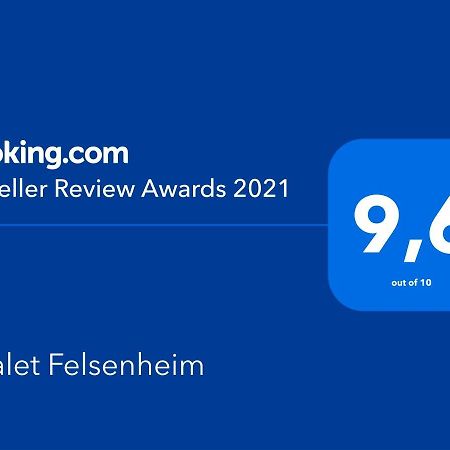 הוילה בלוולד Chalet Felsenheim מראה חיצוני תמונה